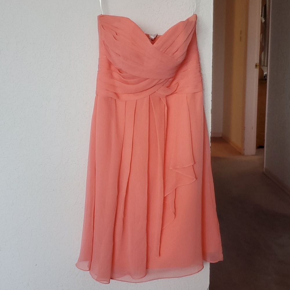 David's bridal bridesmaids dress size 4 worn once
